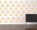 Damask Wall Pattern Decal Modern Vinyl Art Stickers